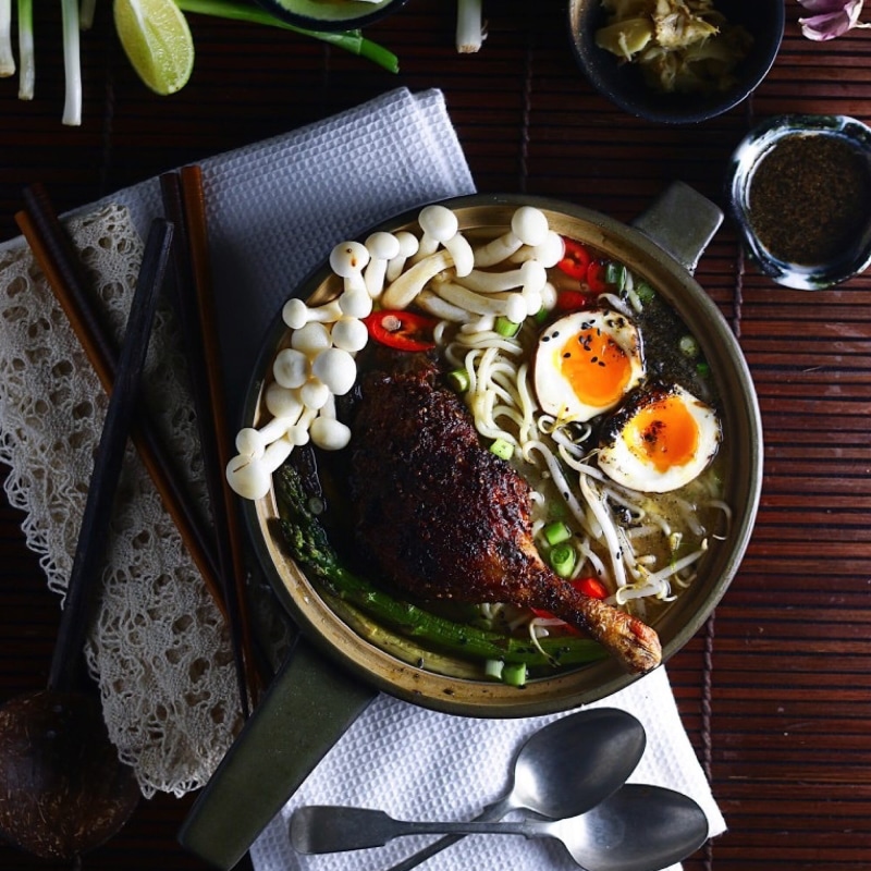 japanese, high angle view, cooked, food and drink, meal, fried, food, egg, soup, healthy eating, Roasted, kitchen utensil, fried egg, wellbeing, fruit