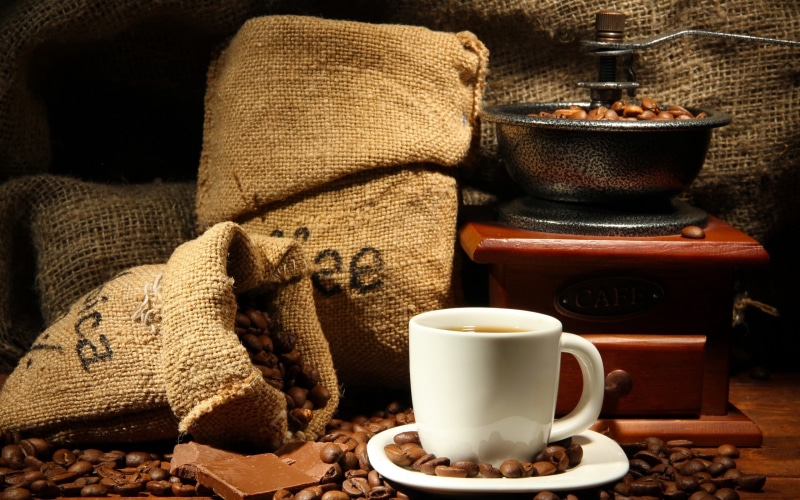 rustic, espresso, ceramic, coffee beans, backgrounds, steam, non-alcoholic beverage, coffee Cup, still life, cinnamon, tea cup, white, table, coffee Bean