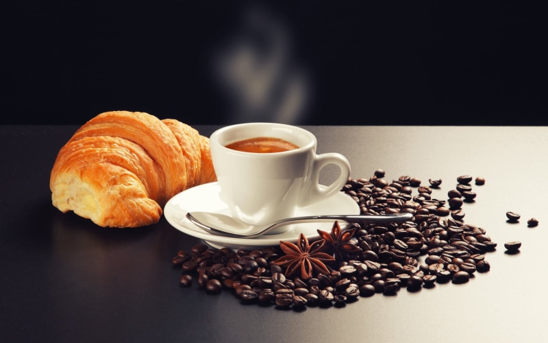 coffee Cup, mug, french food, lot, roasted coffee bean, coffee - Drink, morning, no people, star anise, cafe, refreshment, 720P, foam, roasted, black Color