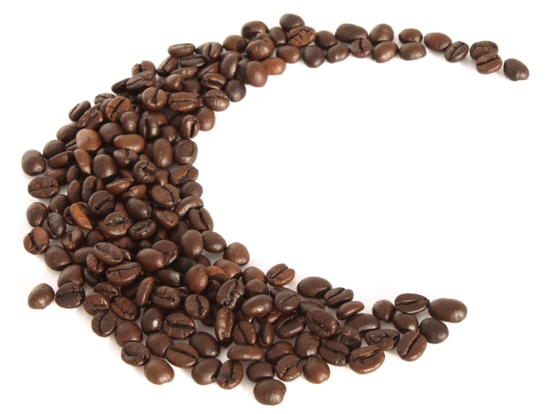 roasted coffee bean, food And Drink, scented, brown, coffee Crop, mocha, close-up, freshness, white background, black Color, large group of objects, espresso