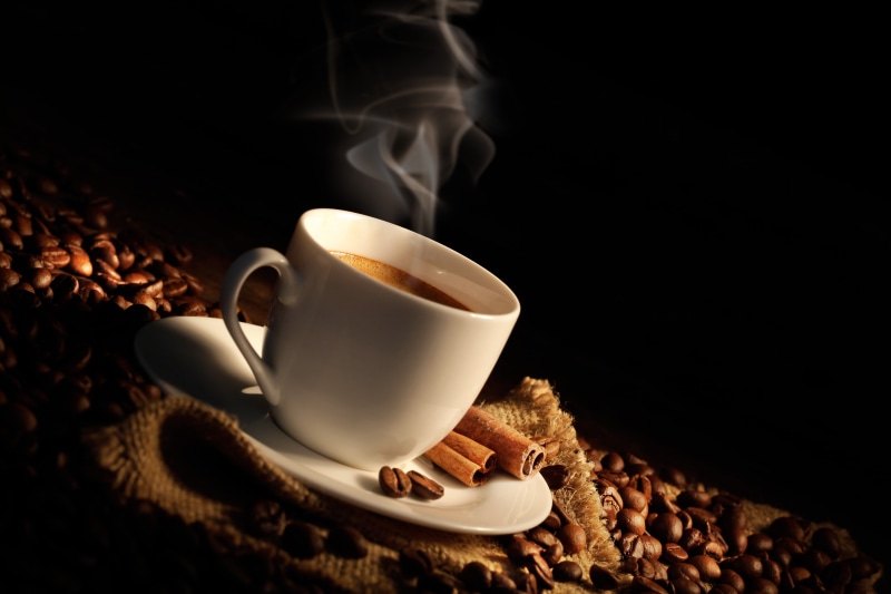 mug, heat - Temperature, cinnamon sticks, close-up, backgrounds, coffee Cup, hot drink, sticks, dark, no People, still life, tea cup, freshness, caffeine