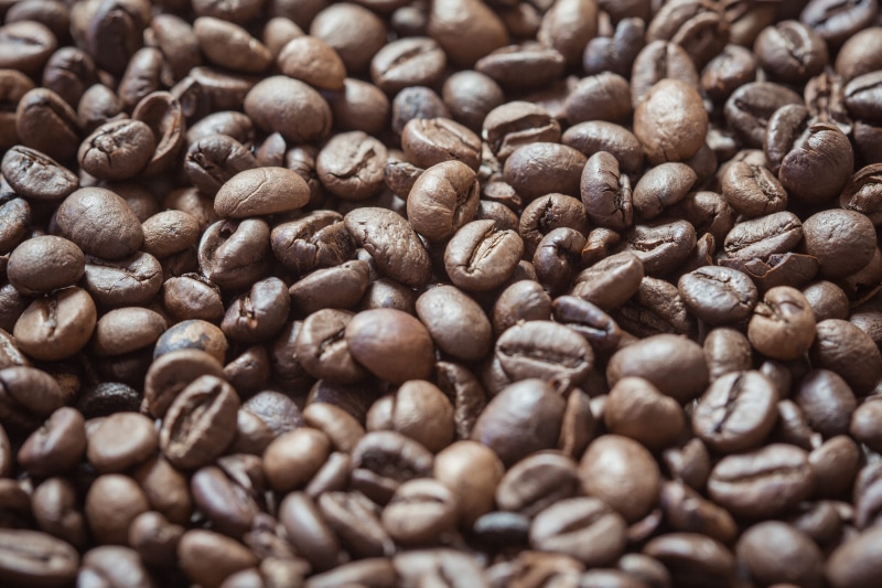 coffee Bean, Close Up, freshness, 4K, dark, mocha, close, roasted coffee bean, scented, still life, food and drink, espresso, Coffee Beans, beans, large group of objects