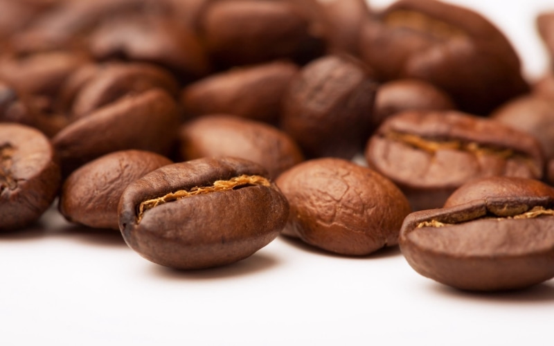 food And Drink, cappuccino, close-up, surface, caffeine, coffee - Drink, extreme close-up, macro, coffee Bean, studio shot, large group of objects, still life