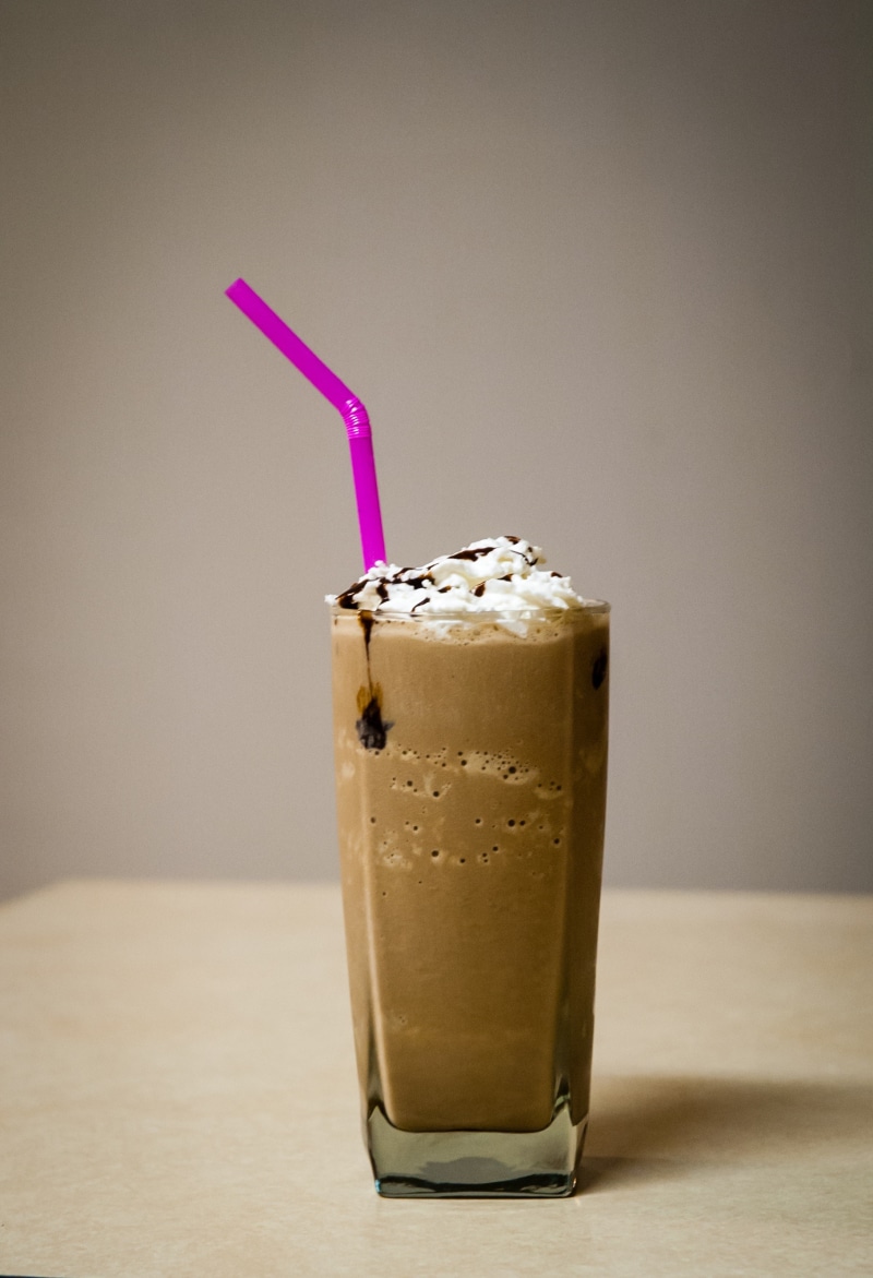 cold, no people, frappe, 2K, freshness, close-up, drinking glass, caffeine, indoors, frozen, glass, table, milkshake, food and drink, iced, fresh, brown