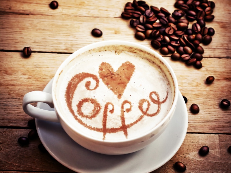 Beans, 2K, Love, Coffee, Cappuccino, Hearts