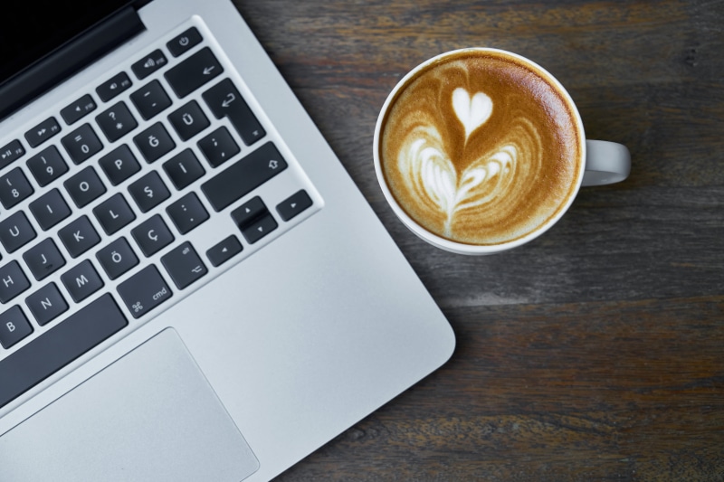 read, refreshment, the work, brown, computer key, technology, to write, good morning, frothy drink, coffee, connection, restaurant, coffee cup, cappuccino