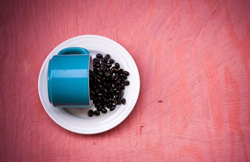 break, temptation, brown, cup, seed, tropical, drink, backgrounds, saucer, beans, bean, unhealthy eating, no people, high angle view, roasted, baked, close-up