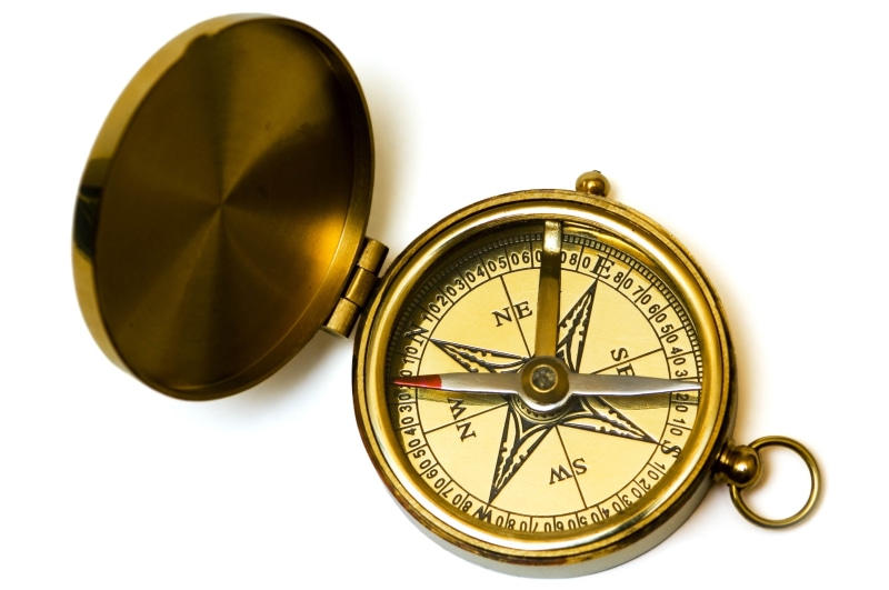 instrument of time, magnet, isolated, map, white Background, cartography, south, gold, topography, compass, exploration, direction, 2K, physical Geography
