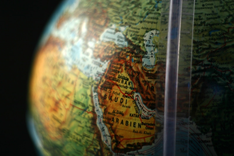 communication, map, space, east middle, globe - man made object, selective focus, planet - space, continents, exploration, text, planet earth, desk, middle east