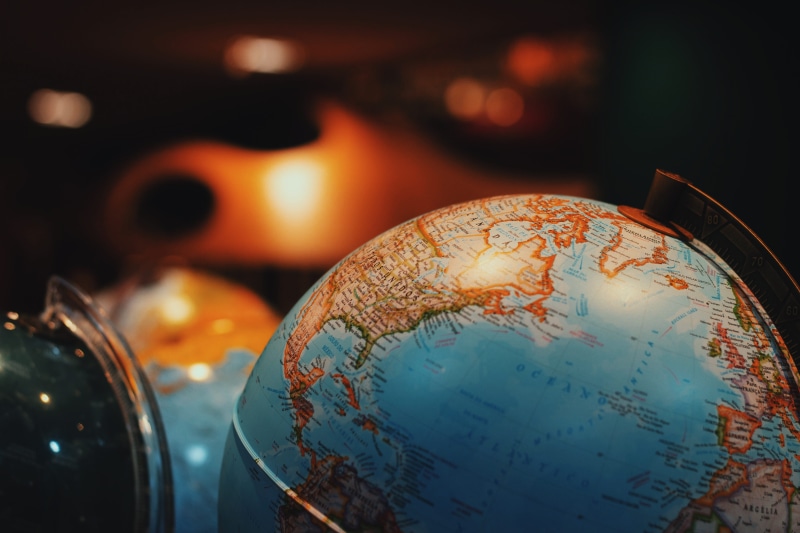 astronomy, bokeh, world map, planet, universe, planet - space, globe - man made object, blur, nature, outer space, planet earth, world, brazil, desk, still life