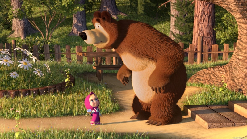 dog, forest, small, the film, one animal, nature, tree, wildlife, domestic, domestic animals, no people, animal wildlife, day, animal themes, cartoon, bear