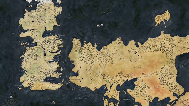 game of thrones, 4K, game, map, thrones