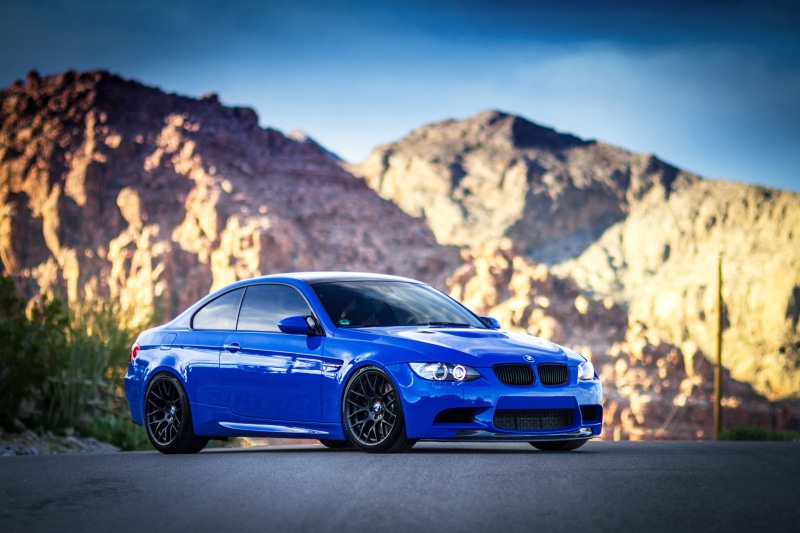 m, bmw, E92, coupe, hd, mountains, M3, 4K, blue, e, daylight