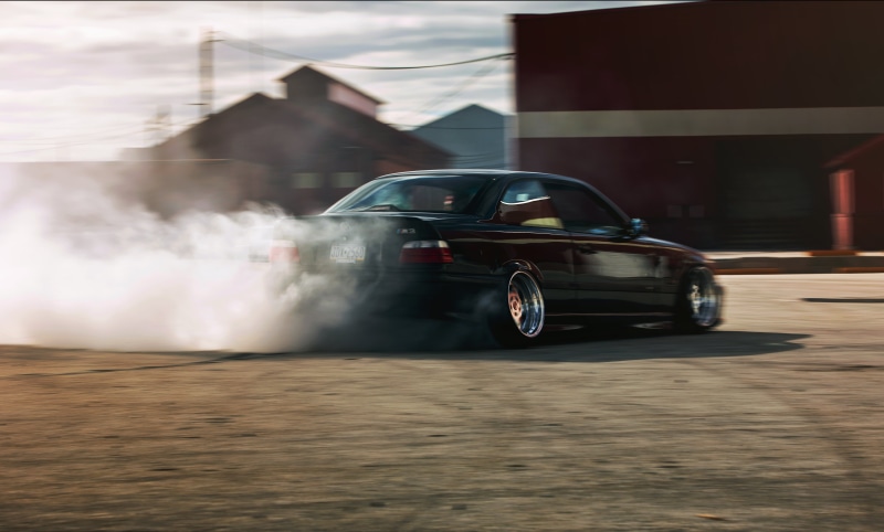 tuning, wheel, water, sports Car, driving, no People, built structure, long exposure, 5K, travel, power, land Vehicle, street, transportation, city, drift