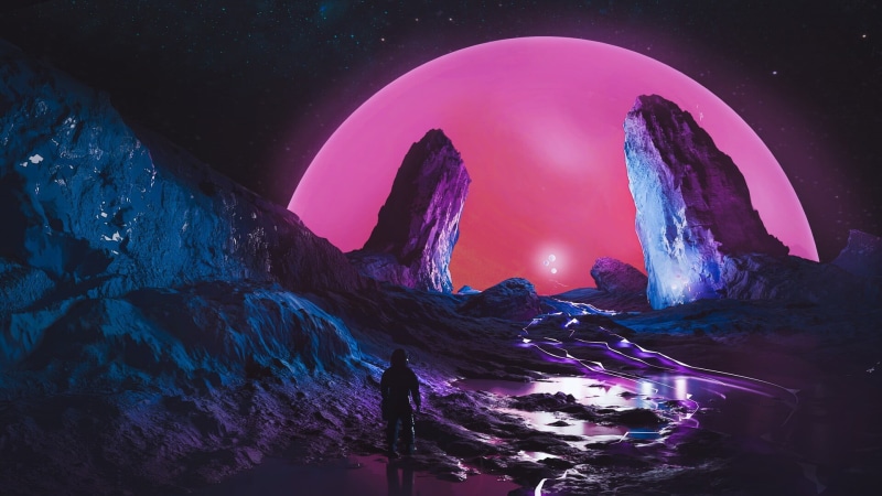 Sci Fi, Blender, 1080P, Astronaut, Artistic