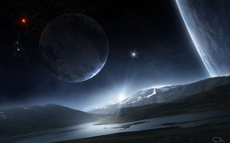 1080P, landscape, planets, hd, alien, space