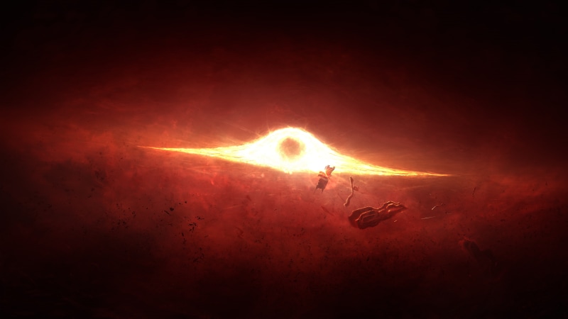Black hole, 5K, 5K, Mass Effect 2, Collector Base, Render, The Suicide Mission