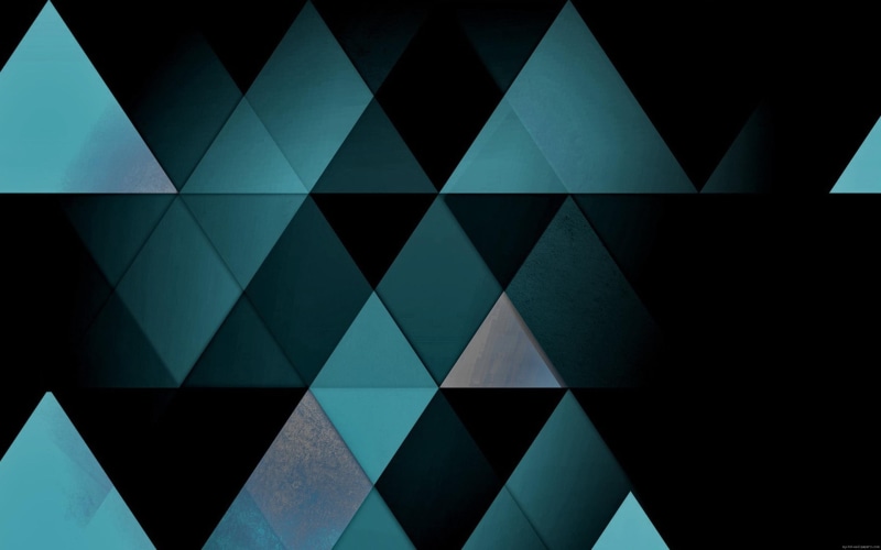 shapes, black, shape, teal, graphic, trangle, geometric, abstract, panel, 2K, triangular