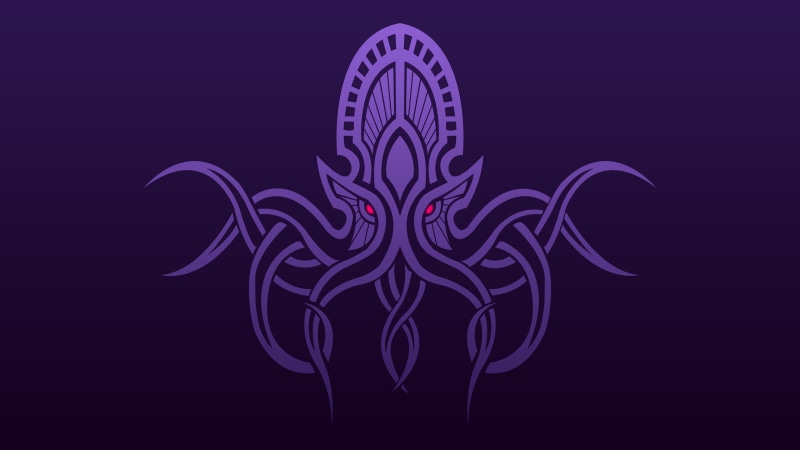 octopus, Cthulhu, H. P. Lovecraft, 4K, minimalism