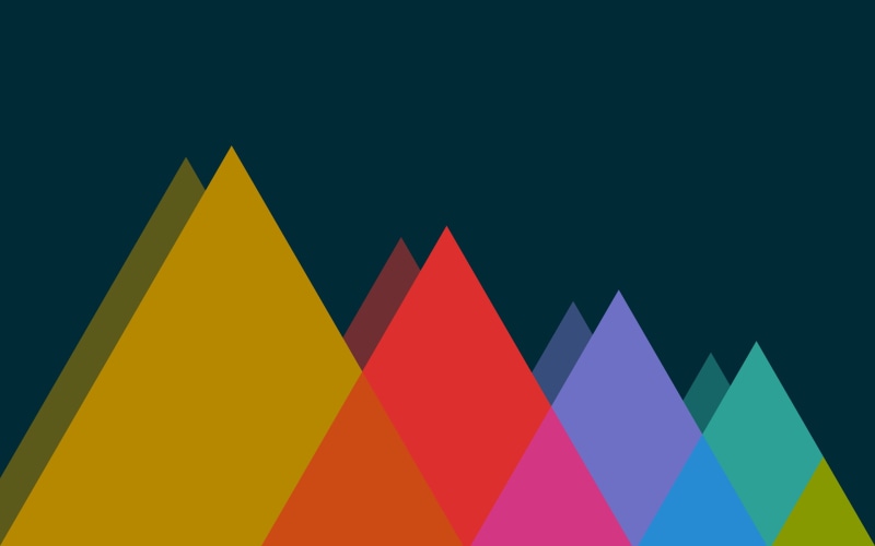 minimalism, graphic, colored background, yellow, neon colored, triangle shape, art and craft, variation, indoors, design, multi colored, geometric shape