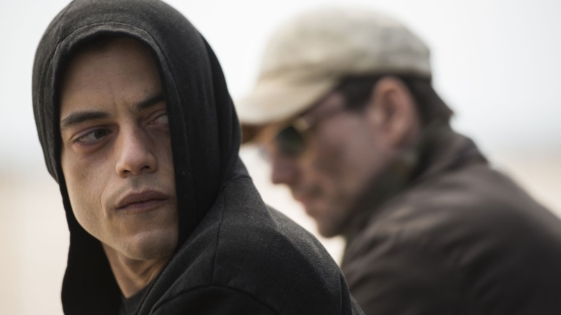 1080P, Mr. Robot, TV, Elliot (Mr. Robot), hacking, Rami Malek, Christian Slater