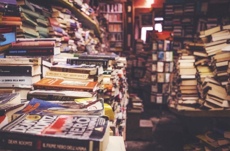 literature, assorted, shelf, read, rack, for sale, title, bookshelf, collection, knowledge, novel, arrangement, 4K, indoors, close-up, retail, variation
