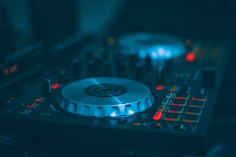 sound mixer, night, spinning, record, dj equipament, close-up, volume, clubbing, mixing, equipment, mix, electronic, dj, instrument, arts culture and entertainment