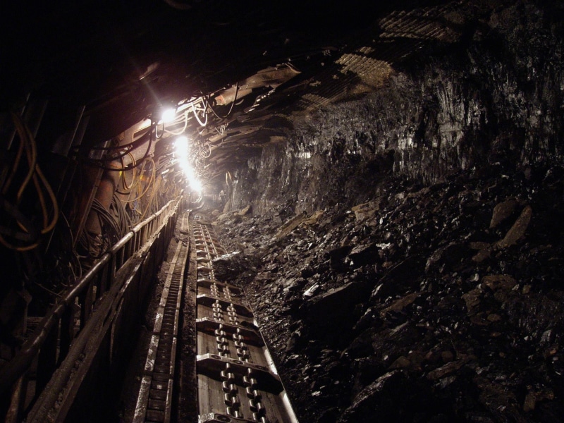 built structure, coal, road, geology, mine, cave, diminishing perspective, motion, architecture, dark, black, miners, illuminated, transportation, photography