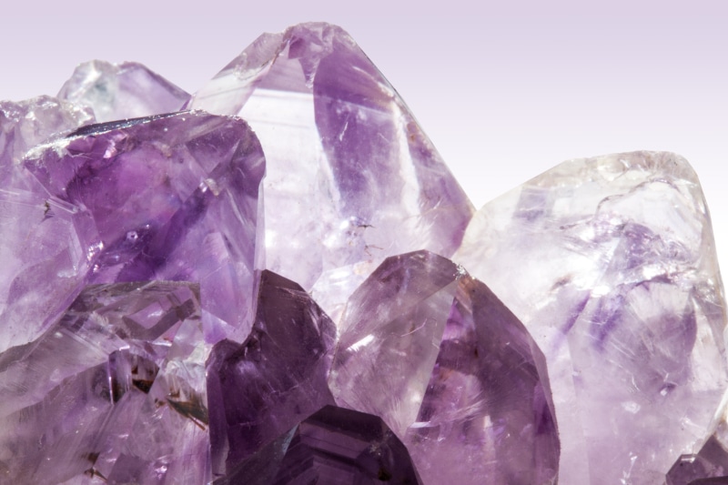 mineral, transparent, crystals, crystal, precious gem, close-up, stone, geology, nature, natural condition, studio shot, rock, semi-precious gem, amethyst
