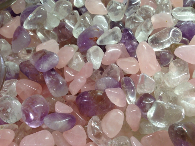 jewelry, transparent, precious gem, shiny, backgrounds, closeup, rock, quartz, large group of objects, beads, pink, purple, solid, photo, luxury, gemstone