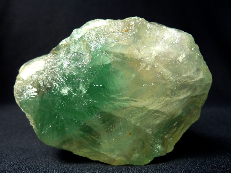 gem, crystal, bright, studio shot, colorless, semi precious stone, honigspat, black background, beauty, decorate, no people, blue, rock - object, solid