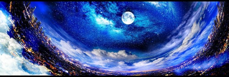 space exploration, science, exploration, astronomy, nature, 2K, panoramic, blue, fish-eye lens, star - space, digital composite, auto post production filter