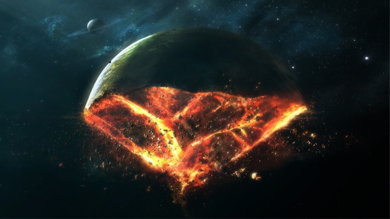 planet, planet - space, outer, motion, 1080P, Razer, glowing, creativity, space, space art, no people, outdoors, nature, exploration, illuminated, orange color