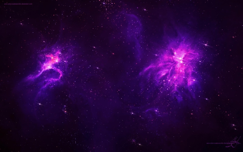 purple, stars, p, bokeh, space, 1080p, 2K, nebula, photo