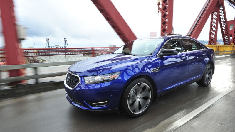 architecture, sky, Ford Taurus, blurred motion, speed, bridge, vehicle, blue cars, built structure, motor vehicle, mode of transportation, on the move