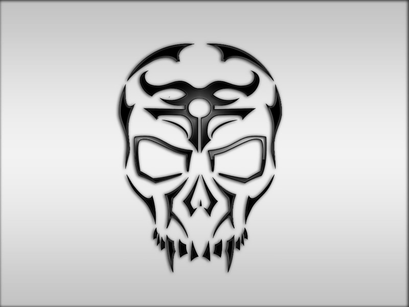 720P, skull, taurus