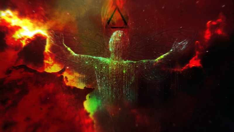 digital composite, 1080P, magic, universe, nature, geometry, motion, multi colored, constellation, celebration, splashing, astrology, sacred, green color