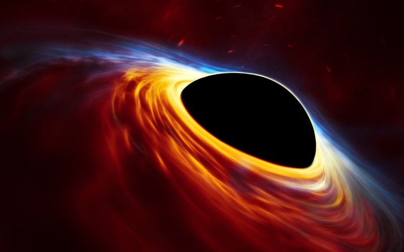 hole, black, supermassive, 4K