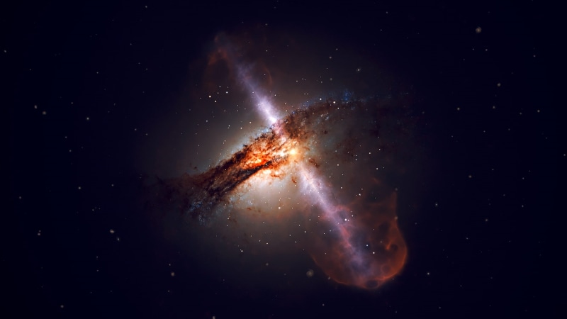 NASA, universe, stars, 1080P, space, science, digital art, supermassive black hole