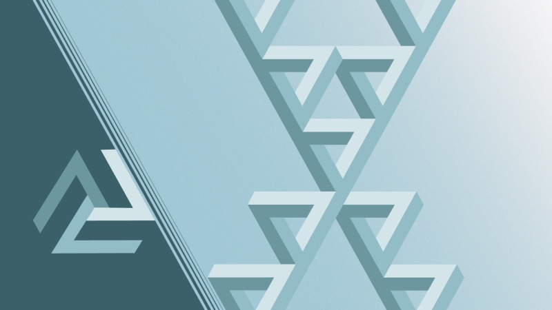 steel, sky, building exterior, 1080P, design, building, minimalism, full frame, Penrose triangle, low angle view, geometry, abstract, outdoors, backgrounds