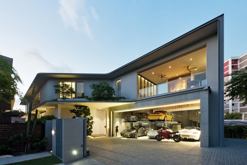 luxury, 720P, architecture, Garage, modern, house, mansions