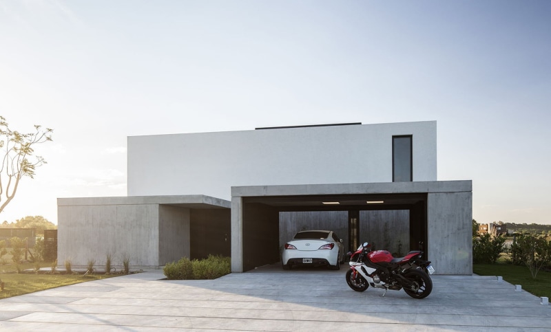 car, 720P, architecture, Garage, house, mansions, modern, luxury homes