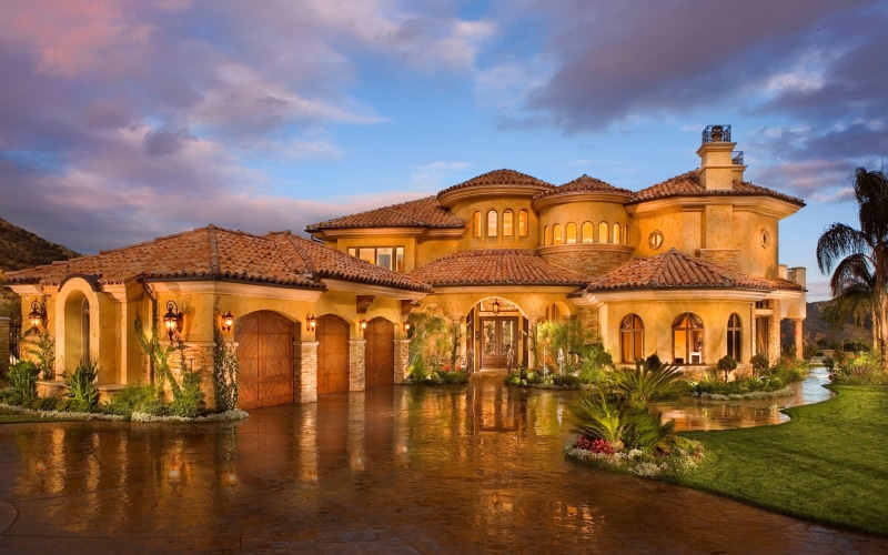 HDR, 1080P, mansions, building, house