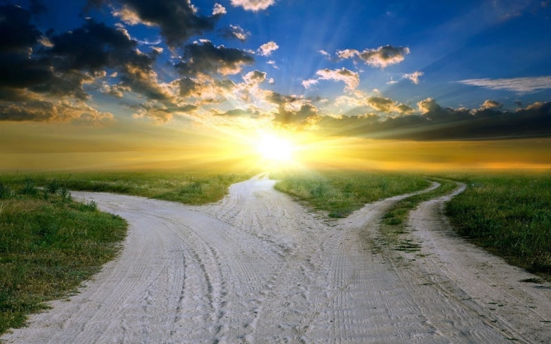 rural Scene, meadow, land, direction, landscaped, sky, highway, the way forward, sand, yellow, dirt Road, non-Urban Scene, morning, sunbeam, 1080P, beauty In Nature
