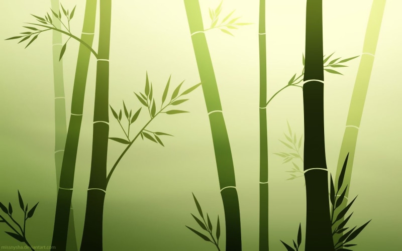 plant stem, day, tranquility, green color, digital art, vector, bamboo, marijuana - herbal cannabis, artwork, bamboo - plant, outdoors, white, beauty in nature