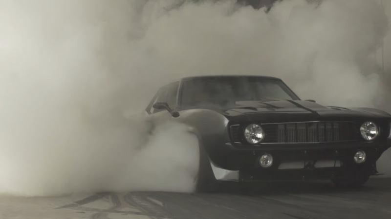 Burnout, Chevrolet Camaro, donut, 1080P, sepia, hoonigan, smoke, car