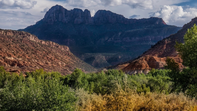1080P, mountain, tranquility, geology, mountain peak, eroded, green, climate, rock formation, scenics - nature, landscape, cloud - sky, outdoors, mountains