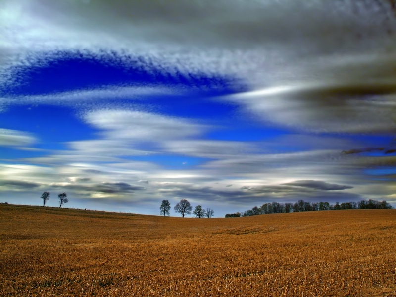 altocumulus, cloud - Sky, spring, scenics, Sandyston Township, low light, nature, land, field, non-Urban Scene, summer, blue, clouds, meadow, weather, Sussex County