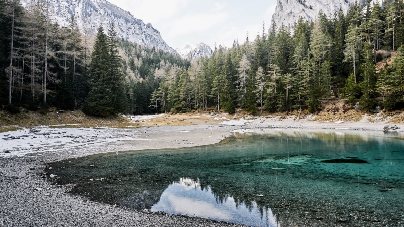 scenics - nature, 5K, pinaceae, Mountains, hot spring, Lake, pine woodland, beauty In Nature, color Image, non-urban scene, photos, gruner, cloud - sky