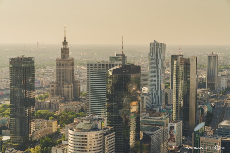built structure, Poland, Warsaw, architecture, no people, cityscape, office building exterior, tall - high, skyline, building exterior, city, tower, office